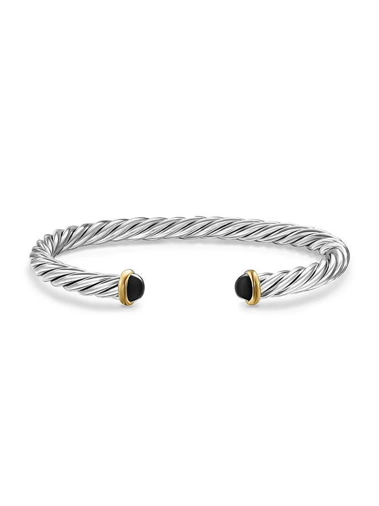 商品David Yurman|Cable Cuff Bracelet in Sterling Silver,价格¥5141,第4张图片详细描述