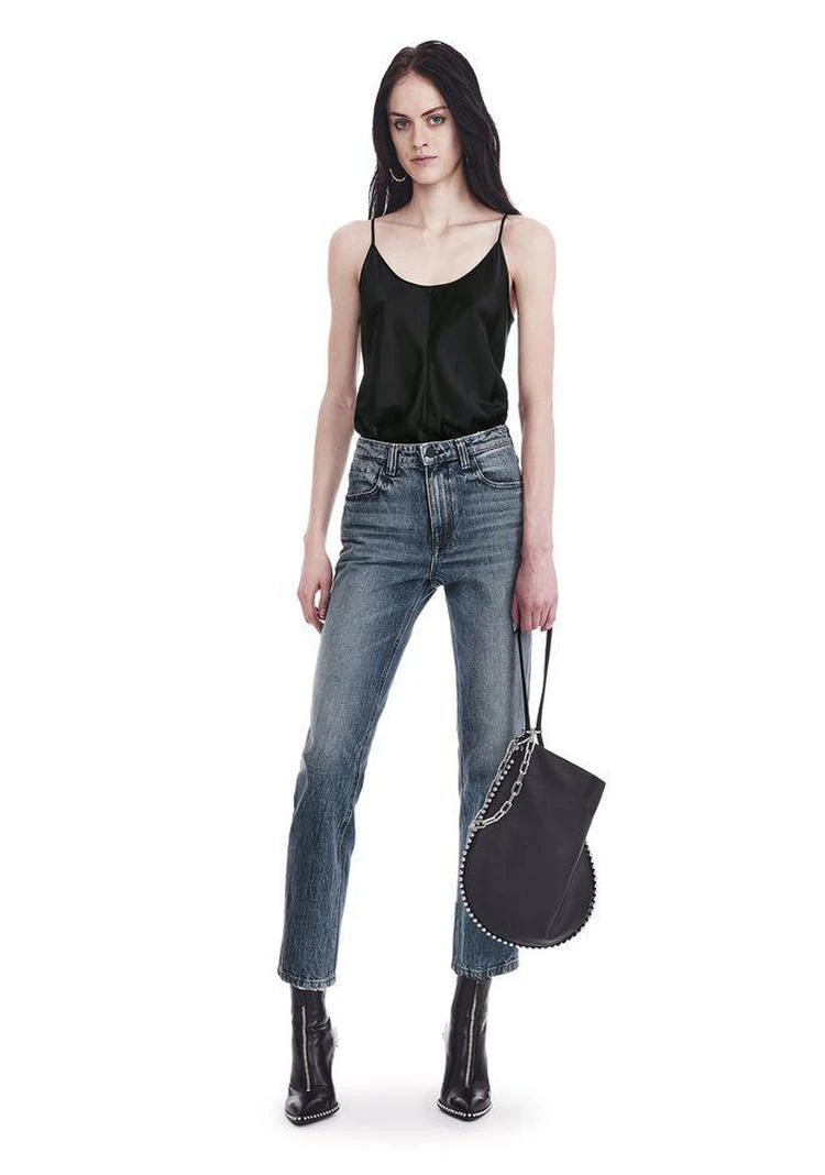 商品Alexander Wang|丝绸软缎吊带连体衣,价格¥1017,第1张图片