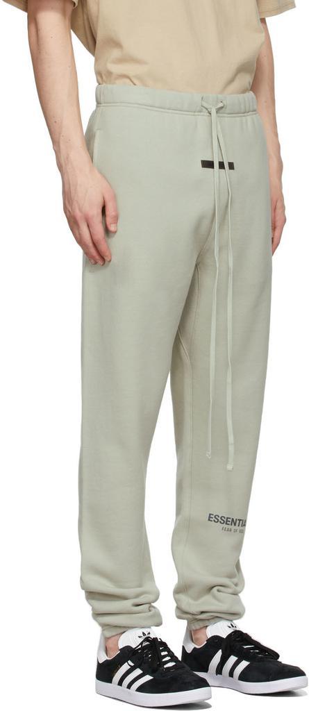 商品Essentials|男款绿色抓绒运动裤 SSENSE 独家发售,价格¥520,第4张图片详细描述