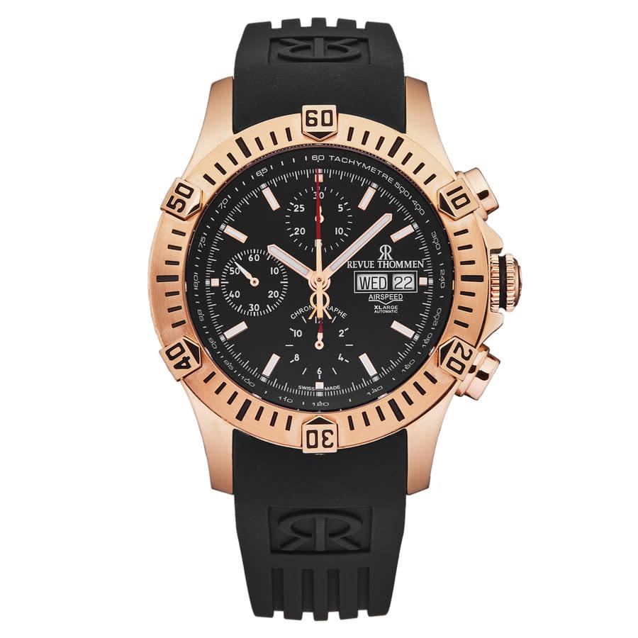 Air speed Chronograph Automatic Black Dial Mens Watch 16071.6667商品第1张图片规格展示