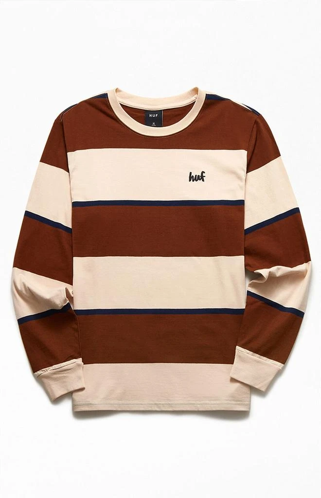 商品HUF|Block Stripe Long Sleeve T-Shirt,价格¥237,第1张图片