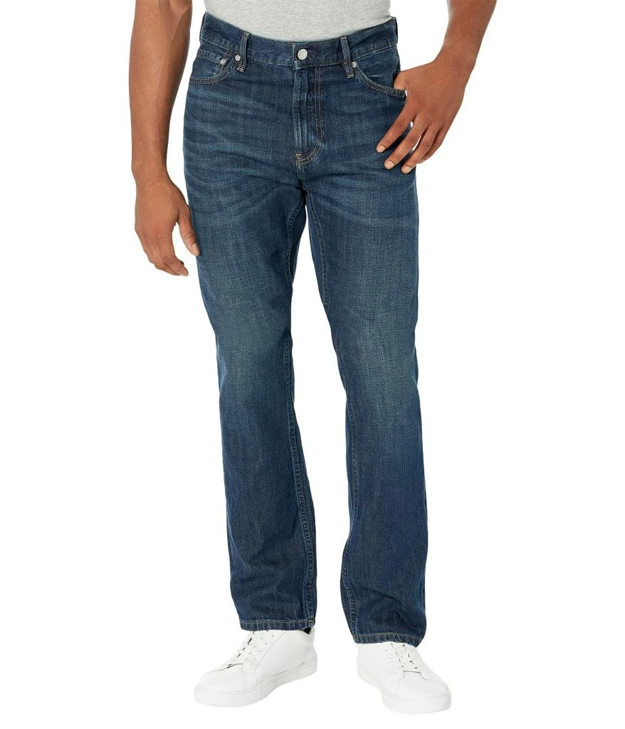 商品Calvin Klein|Slim Straight Jeans in Lucas Dark Indigo,价格¥451,第1张图片