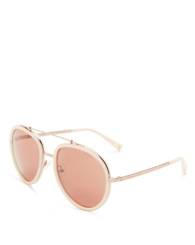 商品Kendall + Kylie|KENDALL and KYLIE Women's Jules Aviator Sunglasses, 57mm,价格¥1266,第2张图片详细描述