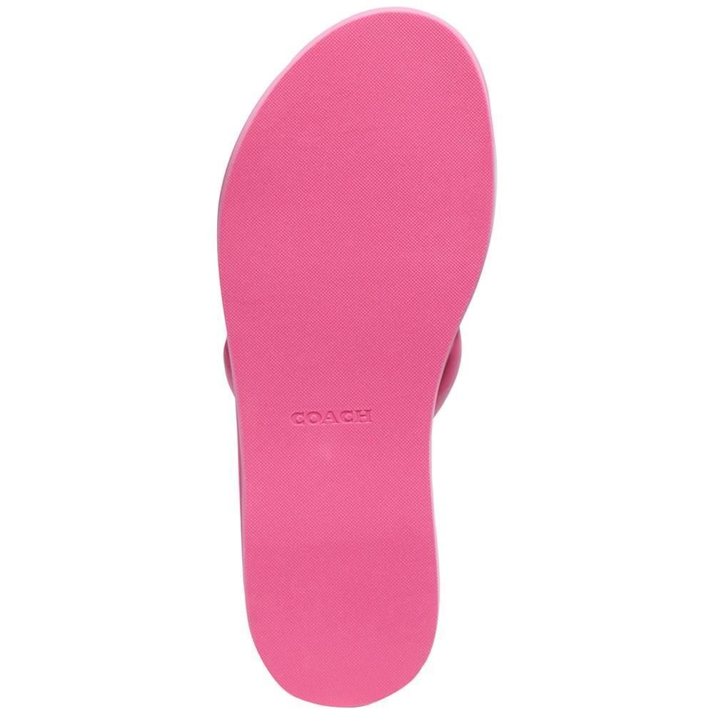 商品Coach|Women's Georgie Soft Signature Slide Sandals,价格¥731,第7张图片详细描述