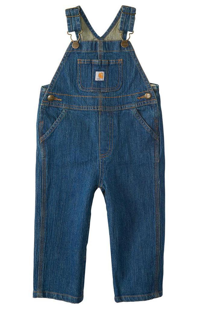 商品Carhartt|(CM8665) Washed Denim Bib Overall - Denim Medium Wash,价格¥239,第1张图片