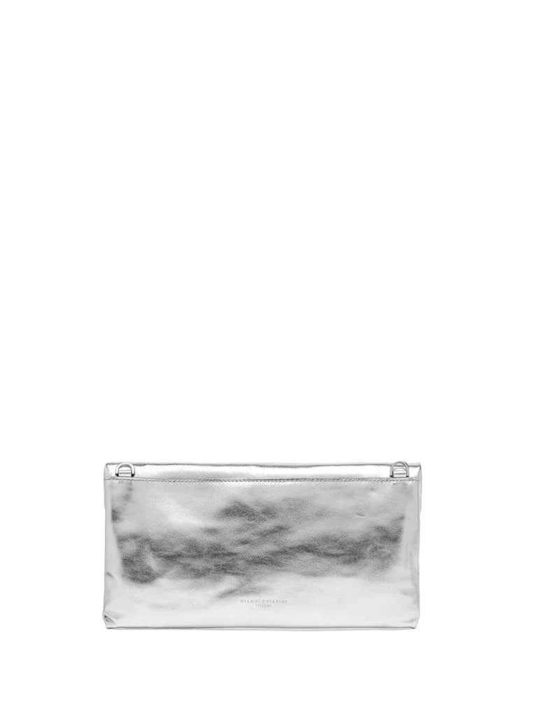 商品GIANNI CHIARINI|Silver Cherry Clutch Bag With Shoulder Strap,价格¥1320,第3张图片详细描述