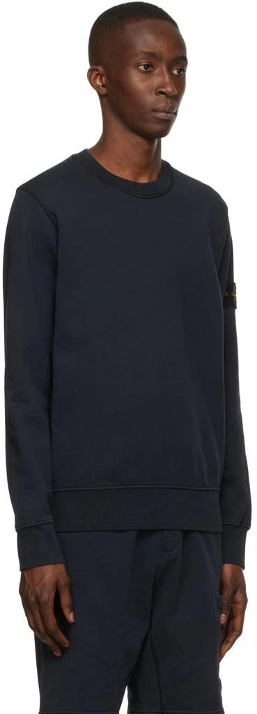 商品Stone Island|Navy Fleece Sweatshirt,价格¥1257,第2张图片详细描述