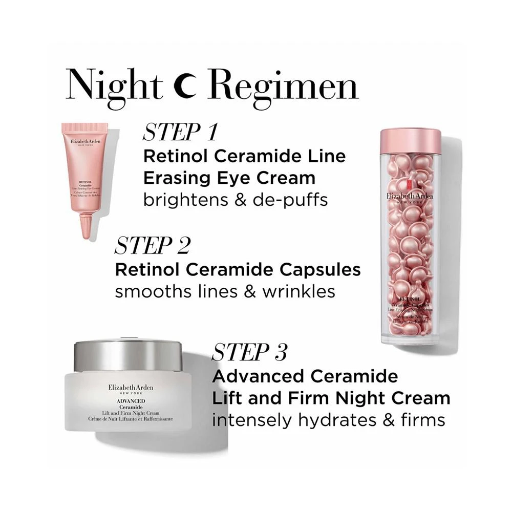 商品Elizabeth Arden|3-Pc. Retinol Ceramide Capsules Nightly Performance Skincare Set,价格¥1139,第3张图片详细描述