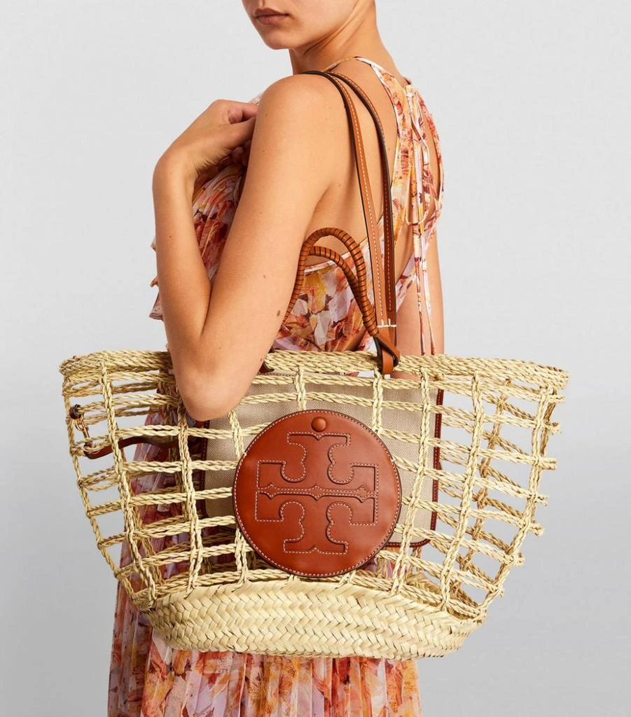 商品Tory Burch|Open-Weave Ella Tote Bag,价格¥5916,第2张图片详细描述