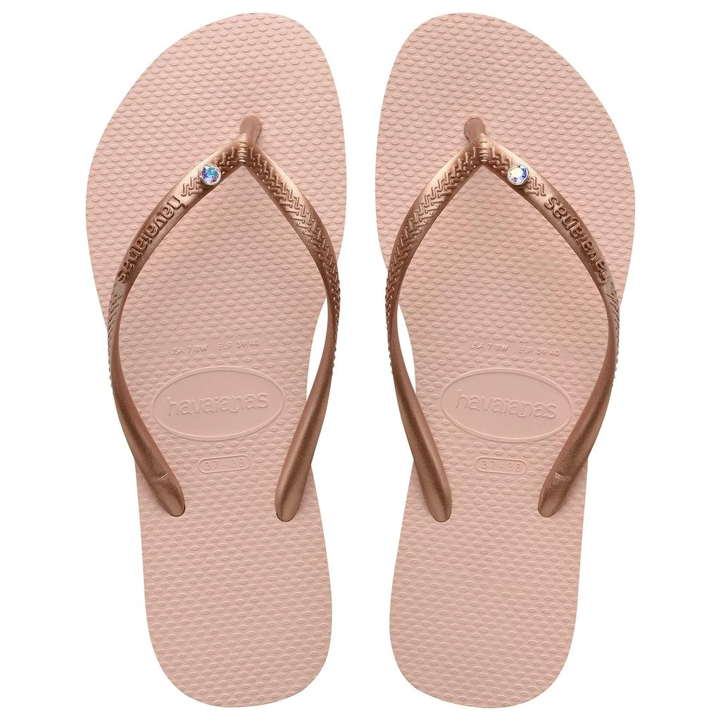 商品Havaianas|Slim Crystal SW II Flip Flop Sandal,价格¥198,第1张图片