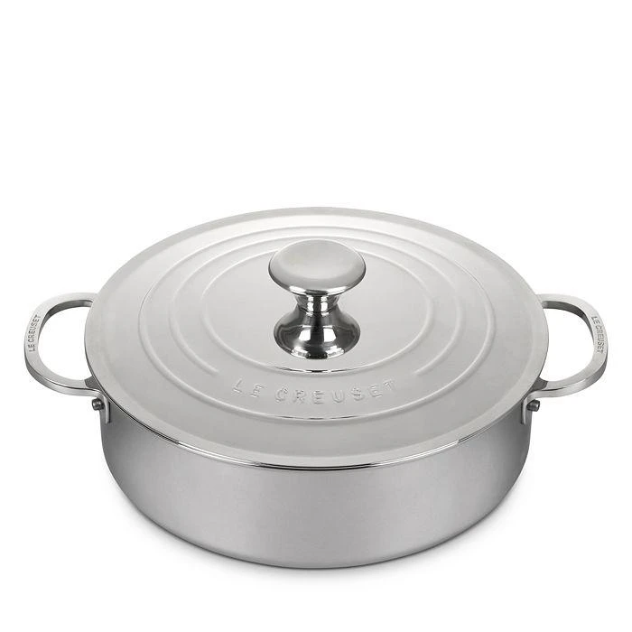 商品Le Creuset|4.5 Qt. Stainless Steel Rondeau,价格¥2163,第1张图片详细描述