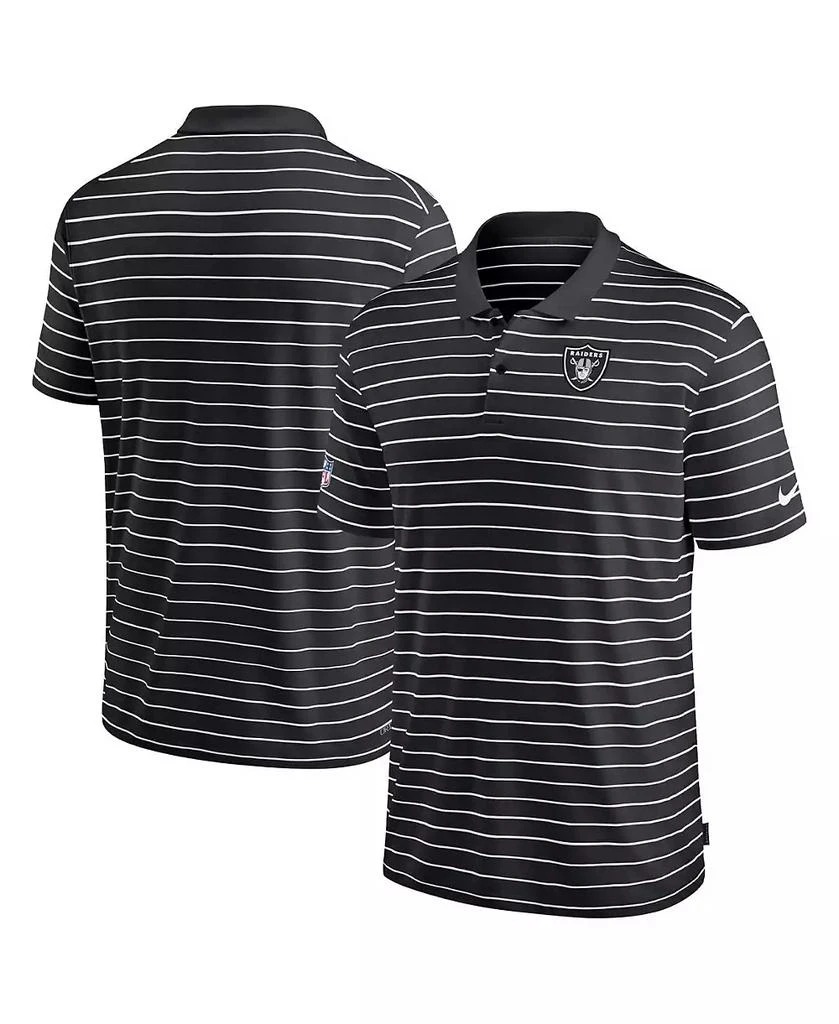 商品NIKE|Men's Black Las Vegas Raiders Sideline Lock Up Victory Performance Polo Shirt,价格¥386,第1张图片
