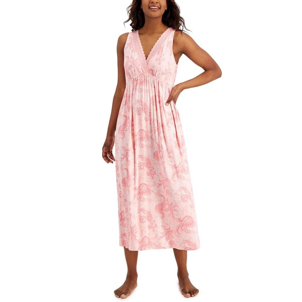 商品Charter Club|Lace-Trim Sleeveless Nightgown, Created For Macy's,价格¥203,第1张图片