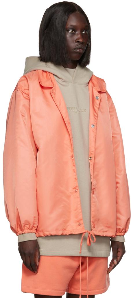 Essentials粉色尼龙夹克商品第2张图片规格展示