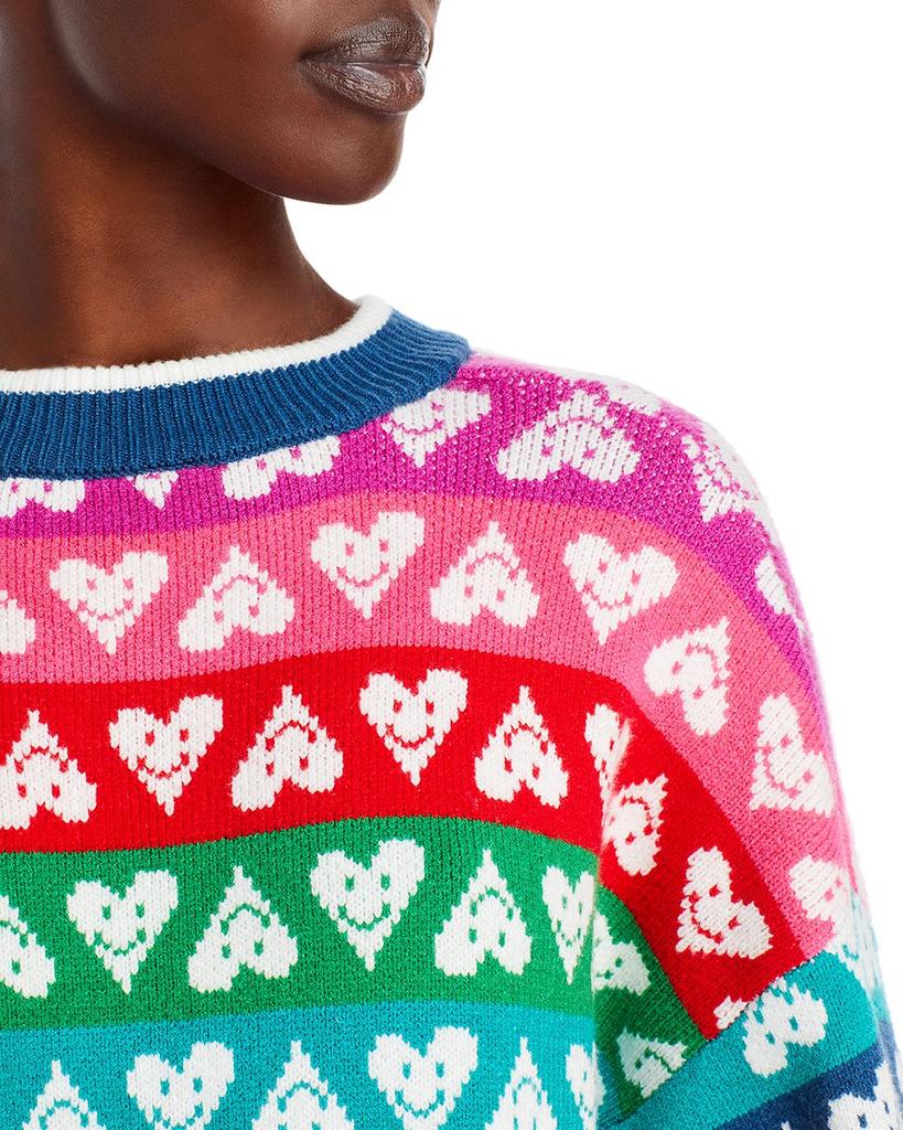 Rainbow Heart Crewneck Sweater - 100% Exclusive商品第5张图片规格展示