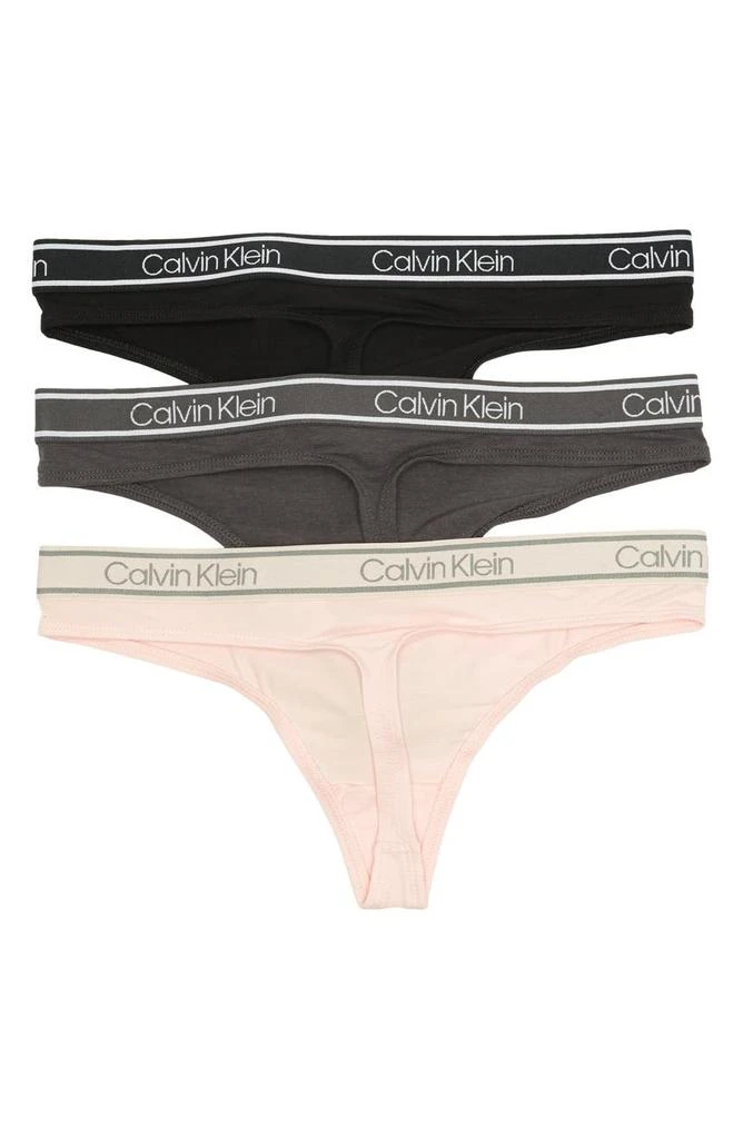 商品Calvin Klein|Comfort Thong - Pack Of 3,价格¥135,第2张图片详细描述