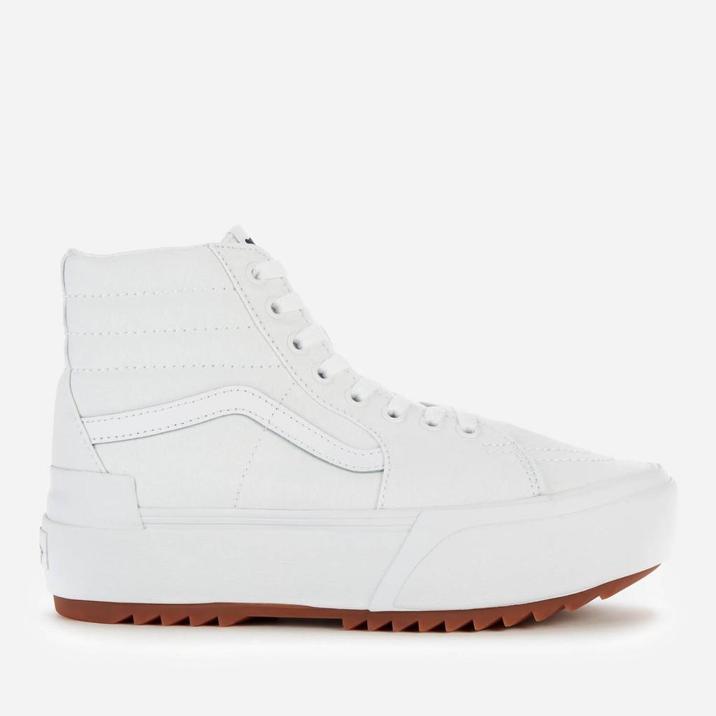 商品Vans|Vans Women's Canvas Sk8-Hi Stacked Trainers - True White,价格¥346,第1张图片