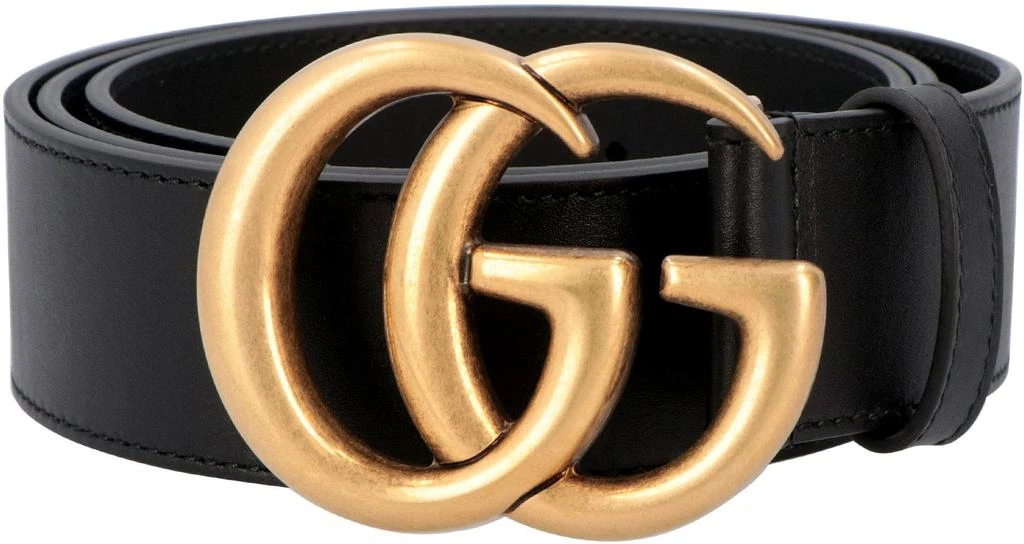 商品Gucci|Gucci Gg Buckle Leather Belt,价格¥3761,第2张图片详细描述