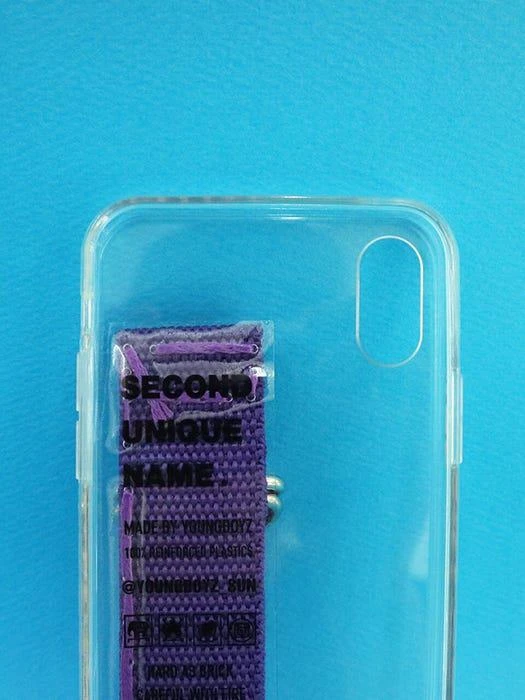 商品SECOND UNIQUE NAME|Sun Case Clear Purple Card Jelly Case,价格¥423,第3张图片详细描述