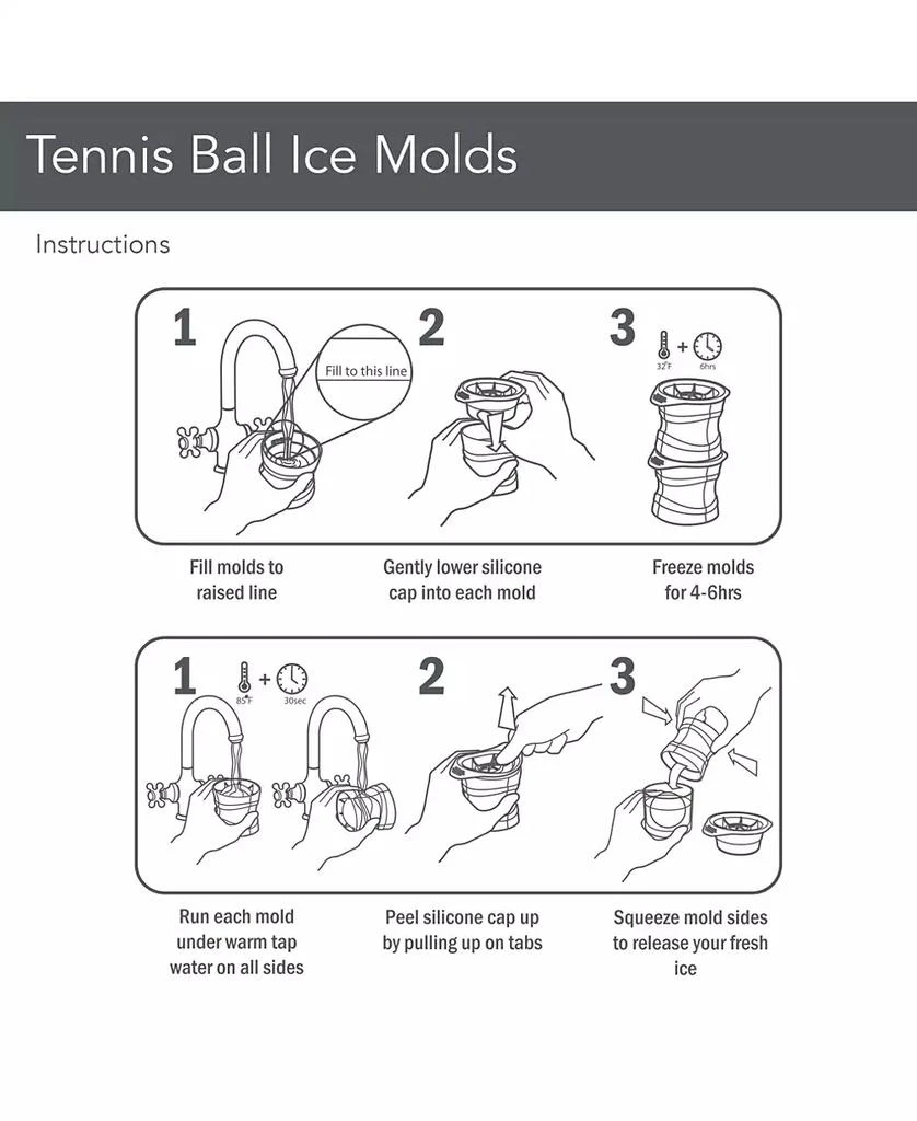 Tennis Ball Ice Molds 商品