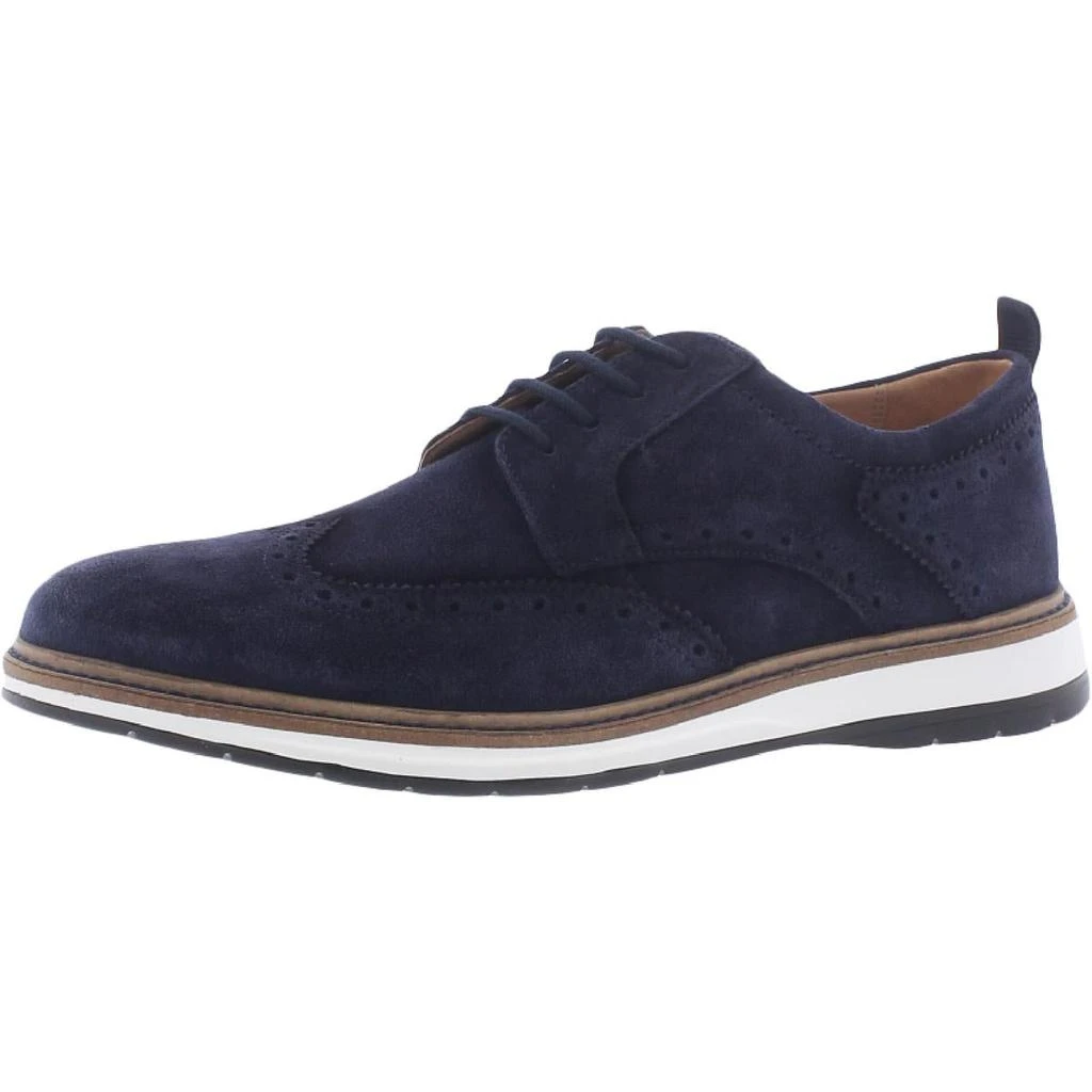 商品Clarks|Clarks Mens Chantry Wing Suede Soft Sole Wingtip Shoes,价格¥232,第1张图片