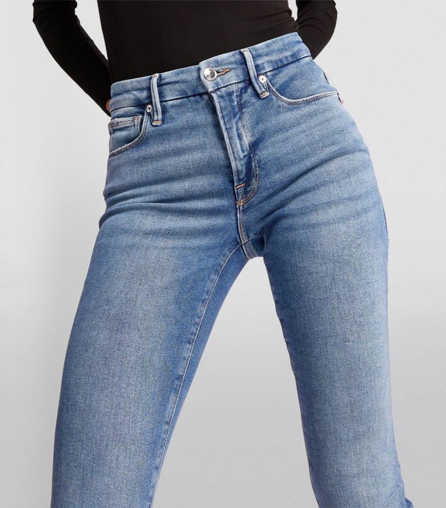 Deep V Yoke Good Legs High-Rise Skinny Jeans商品第6张图片规格展示