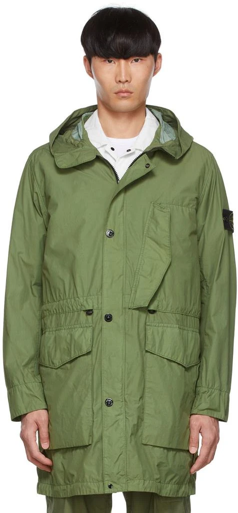 商品Stone Island|Khaki Naslan Coat,价格¥4753,第1张图片