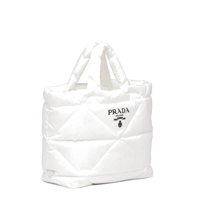 商品Prada|【预售3-7天】普拉达 男士白色尼龙斜挎单肩包2VG082_2DXR_F0009_V_OOO,价格¥15077,第4张图片详细描述