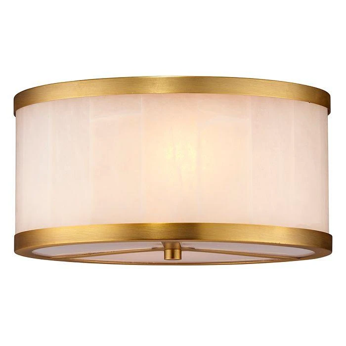 商品Jamie Young|Small Upsala Alabaster Flush Mount Ceiling Light,价格¥10483,第4张图片详细描述