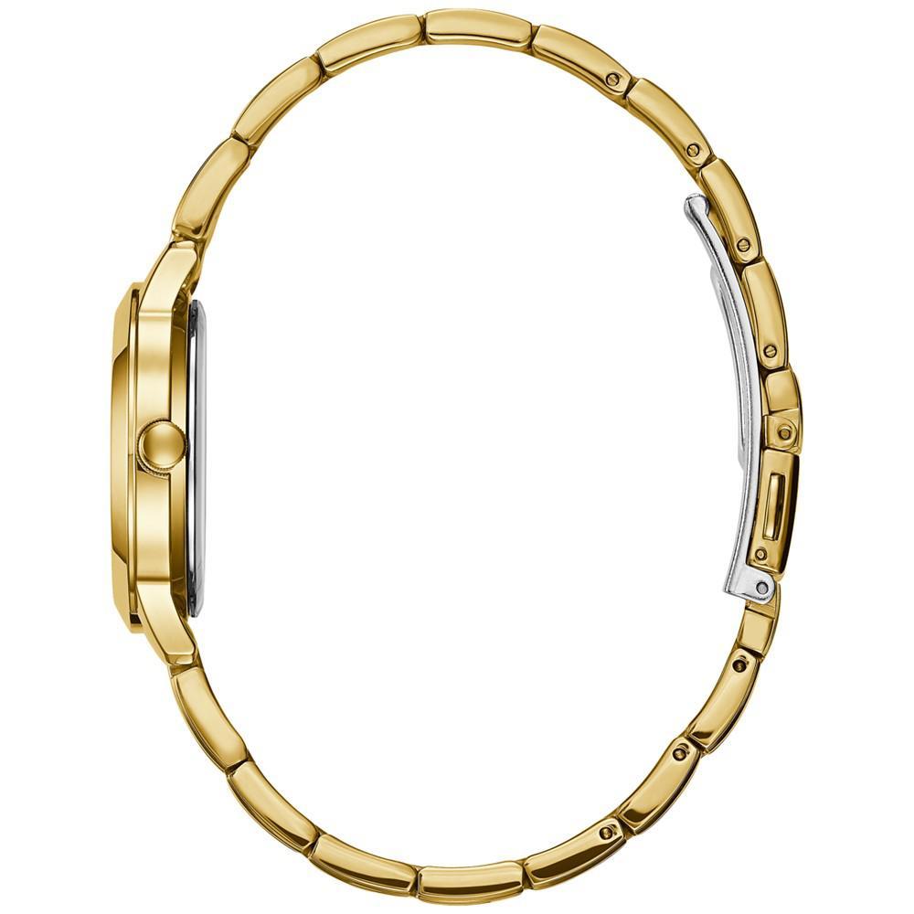 商品GUESS|Women's Gold-Tone Stainless Steel Bracelet Watch 30mm,价格¥743,第4张图片详细描述