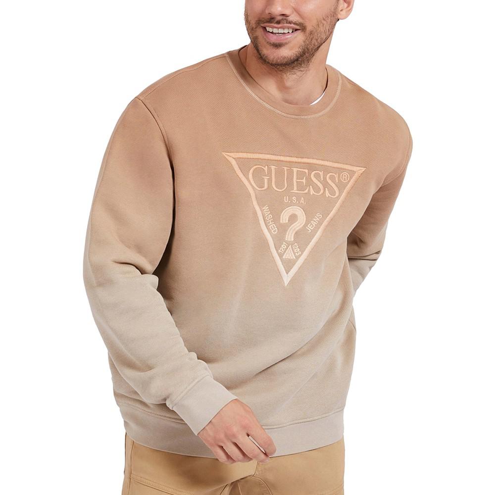 Men's Ombre Oversized Logo Pullover Sweatshirt商品第1张图片规格展示