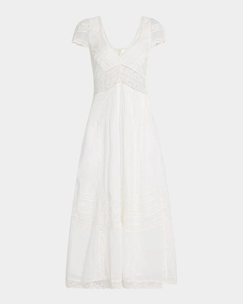 商品LOVESHACKFANCY|Suvi Cotton Midi Dress,价格¥3057,第1张图片