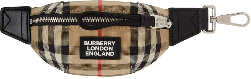 商品Burberry|Beige Sonny Bum Bag Keychain,价格¥1376,第1张图片