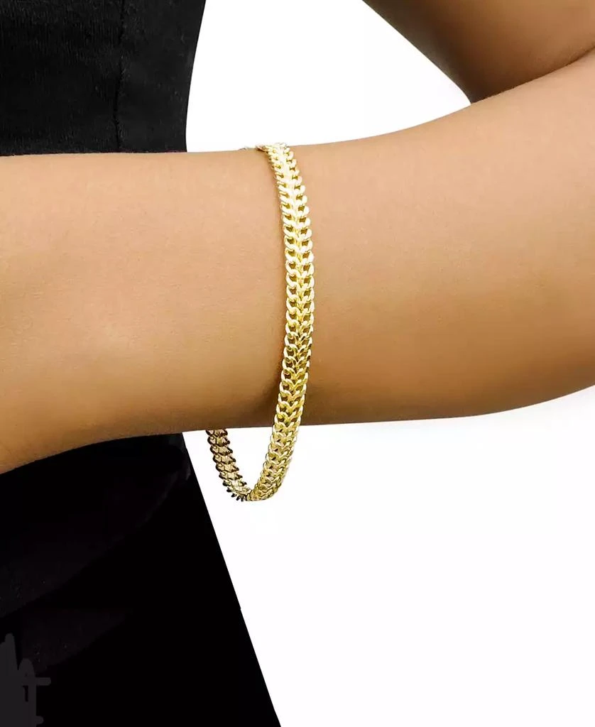 商品Macy's|10k Gold Bracelet, Mesh Link Bracelet,价格¥9678,第2张图片详细描述