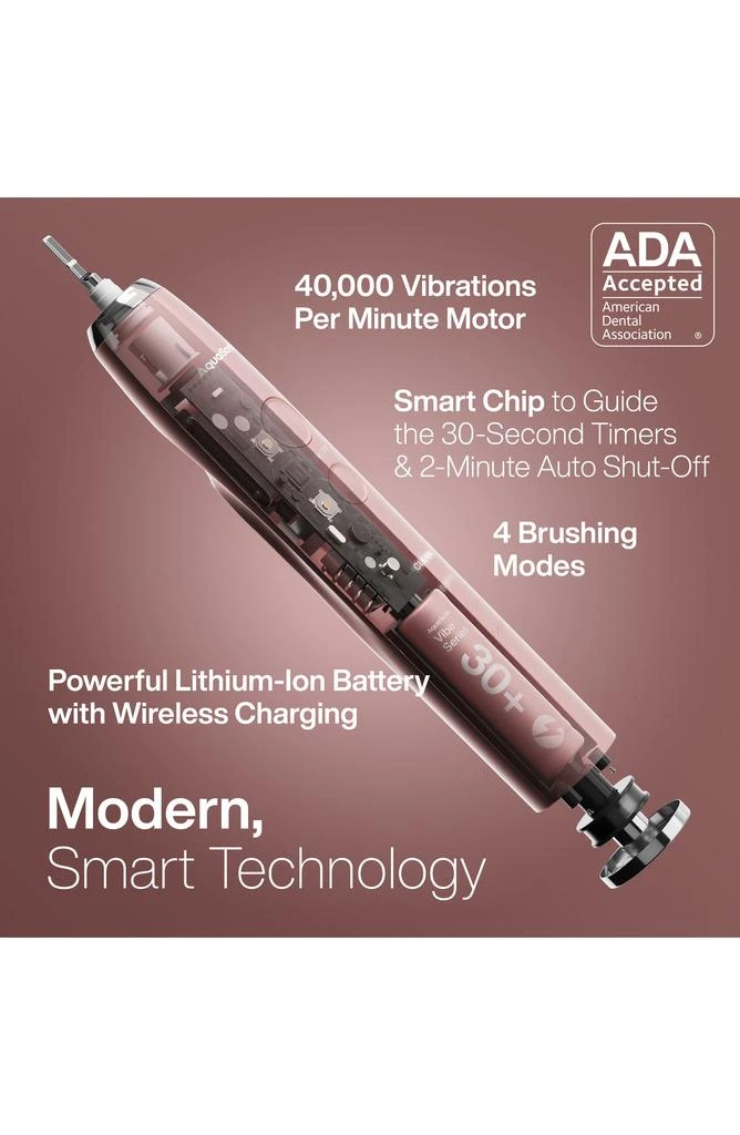 商品AquaSonic|Vibe Series Ultra-Whitening Toothbrush & Aqua Flosser Set,价格¥527,第2张图片详细描述