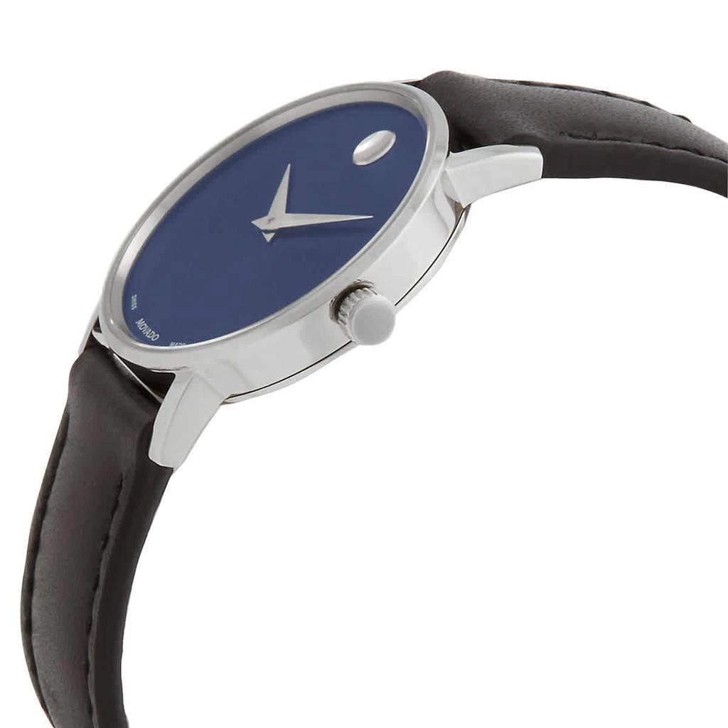 商品Movado|Classic Museum Quartz Blue Dial Ladies Watch 0607318,价格¥1434,第2张图片详细描述