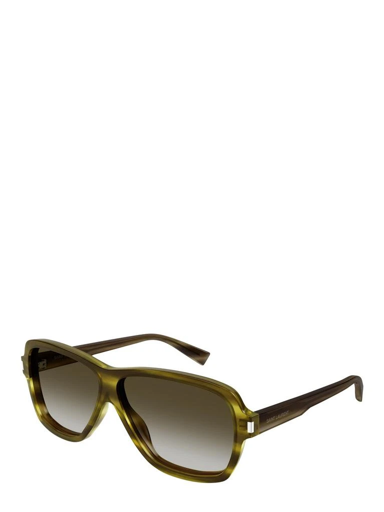 商品Yves Saint Laurent|Saint Laurent Eyewear Aviator Frame Sunglasses,价格¥2316,第2张图片详细描述