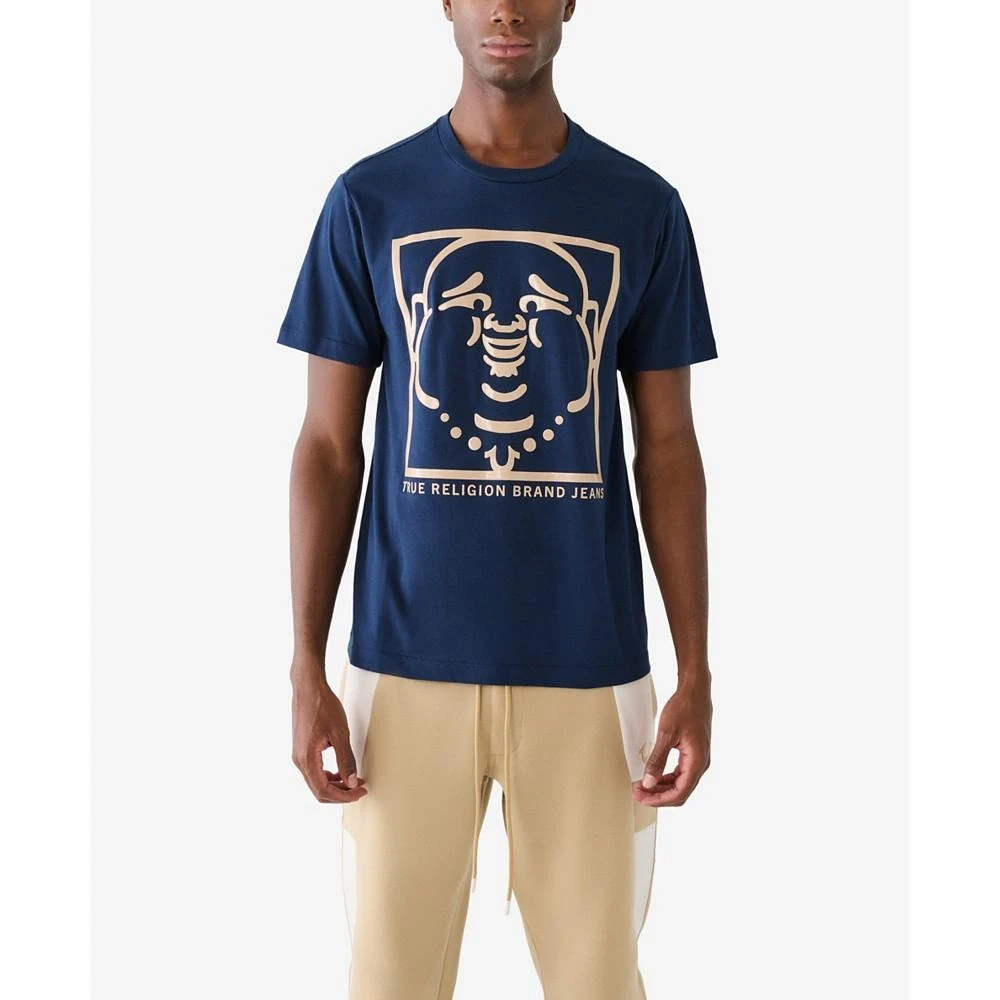 商品True Religion|Men's Short Sleeve Buddha In A Box T-shirt,价格¥179,第1张图片