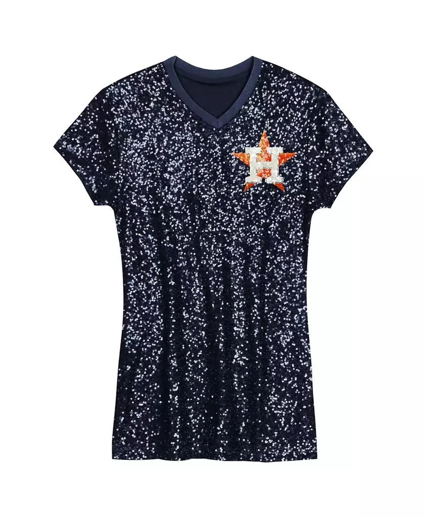 商品Outerstuff|Girls Youth Navy Houston Astros Sequin V-Neck Dress,价格¥483,第2张图片详细描述