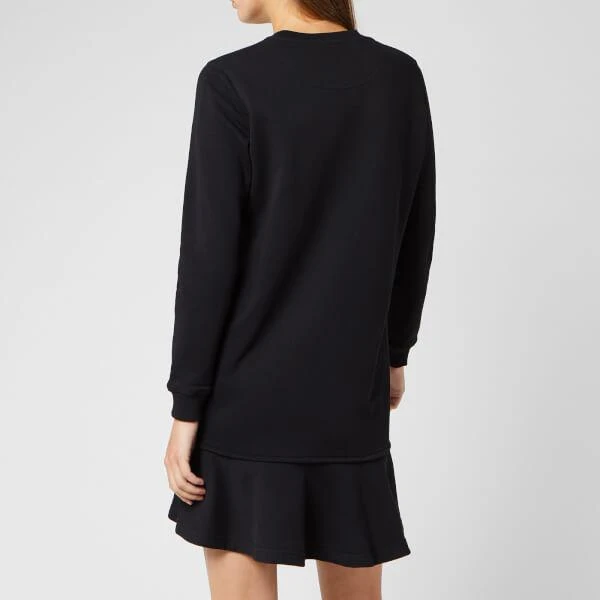商品Kenzo|KENZO Women's Tiger Crest Cotto Moleton Dress - Black,价格¥980,第2张图片详细描述