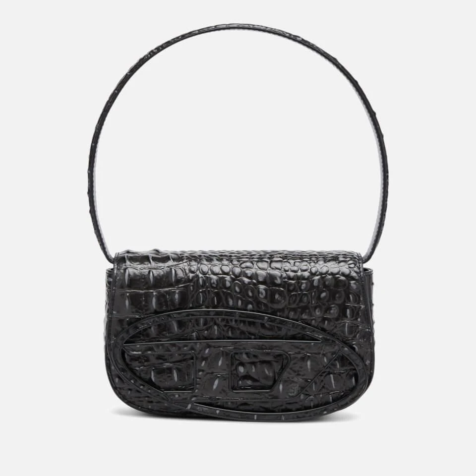 商品Diesel|Diesel 1DR Croc-Effect Leather Shoulder Bag,价格¥3532,第1张图片