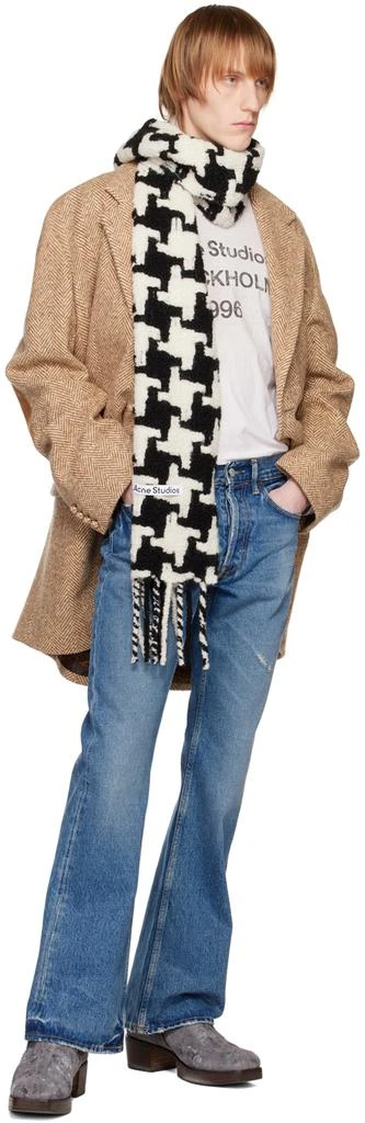 商品Acne Studios|Black & White Houndstooth Scarf,价格¥2294,第3张图片详细描述