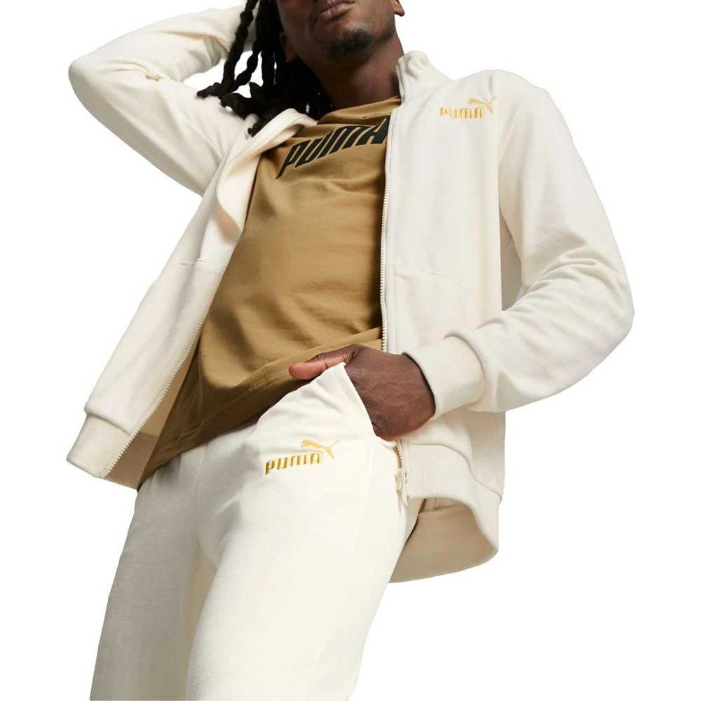 商品Puma|Men's ESS+ Minimal Gold Velour Track Pants,价格¥247,第3张图片详细描述