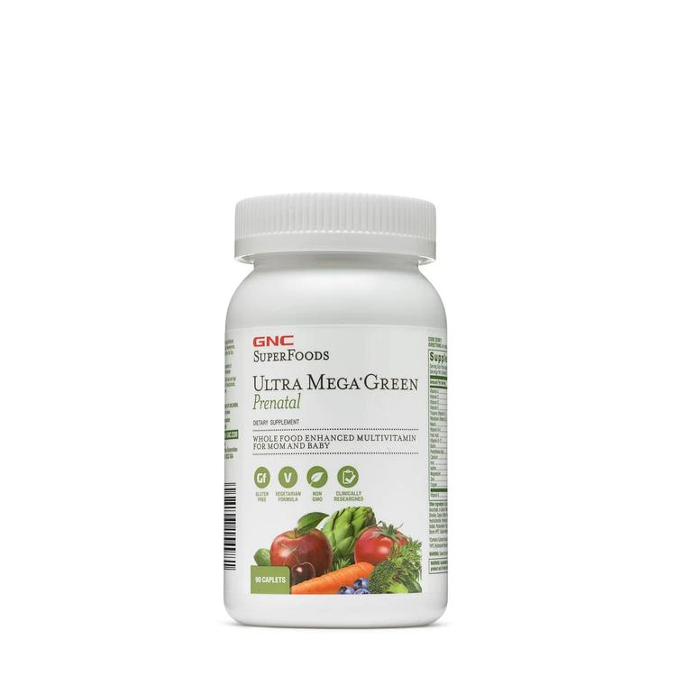 商品GNC SuperFoods|GNC SuperFoods Ultra Mega® Green Prenatal,价格¥112,第1张图片