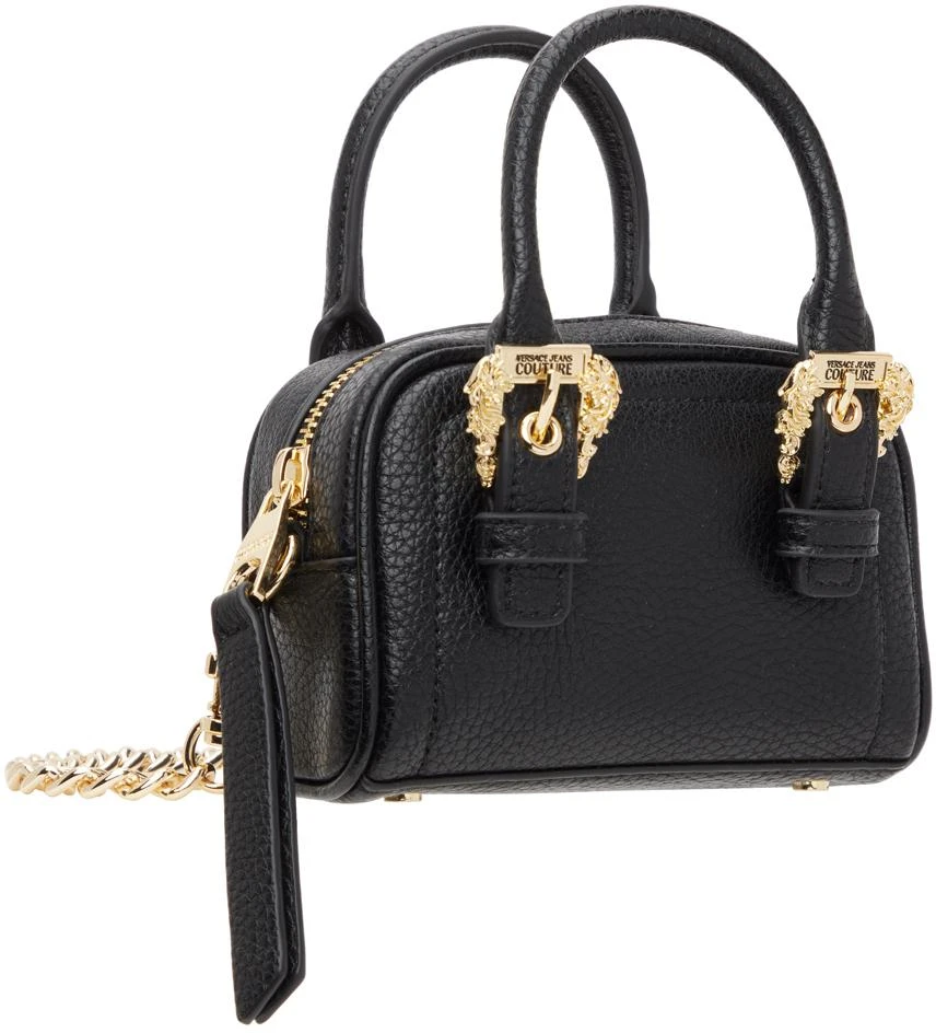 商品Versace|Black Curb Chain Top Handle Bag,价格¥609,第2张图片详细描述