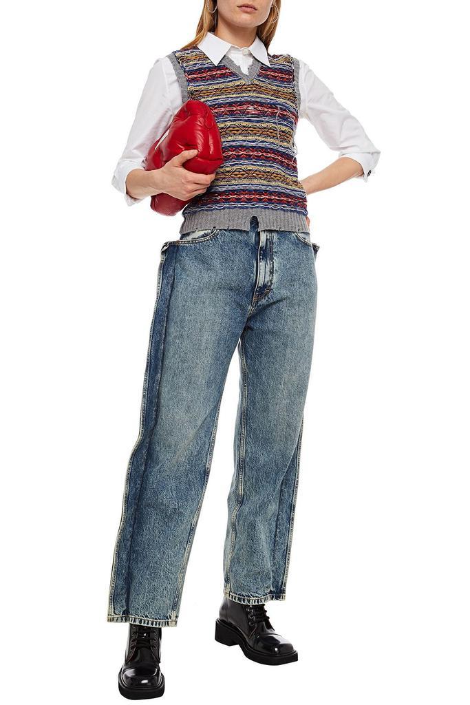 商品MAISON MARGIELA|Faded high-rise tapered jeans,价格¥2161,第4张图片详细描述