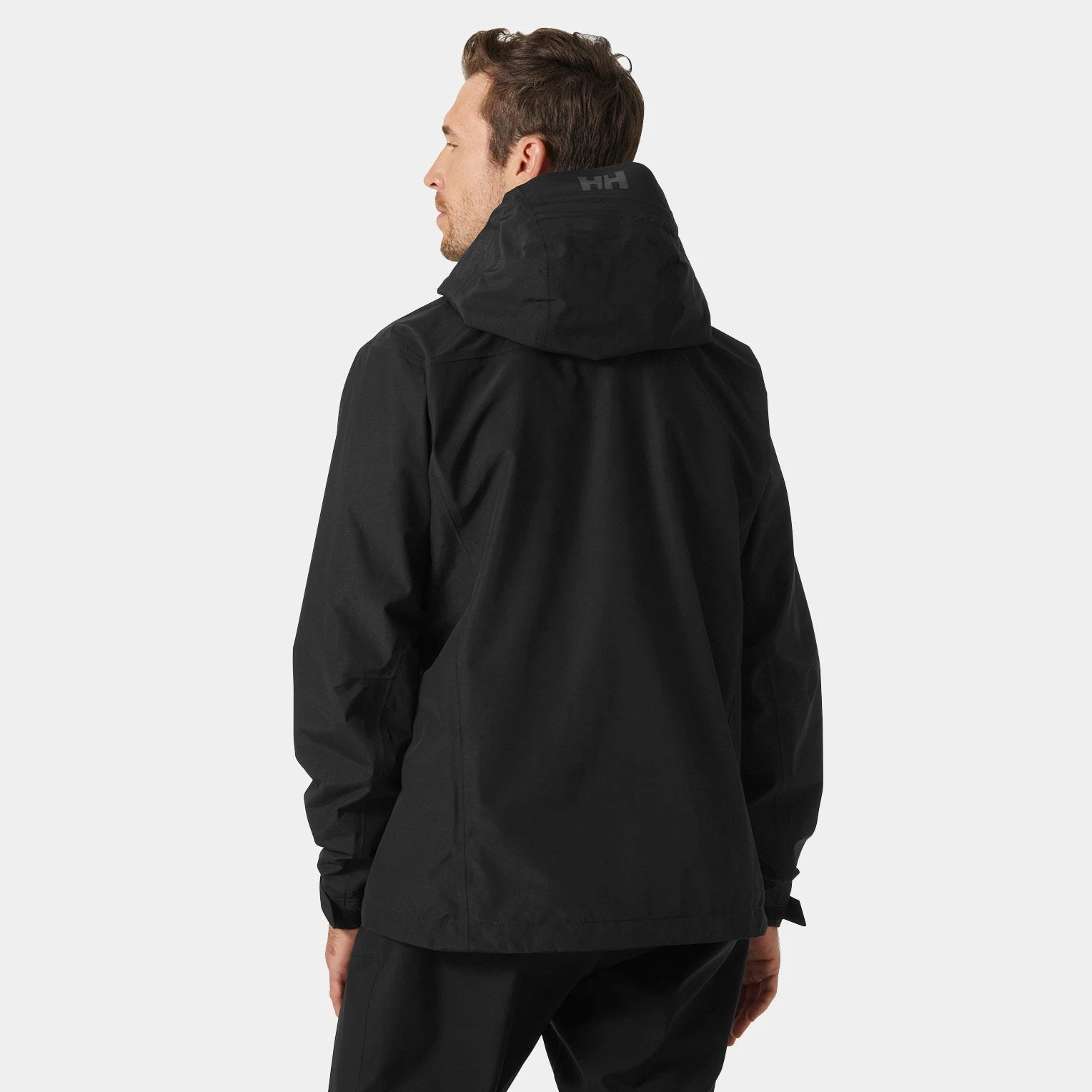 商品Helly Hansen|Helly Hansen 男士户外冲锋衣 63143990BLACK 黑色,价格¥3472,第3张图片详细描述