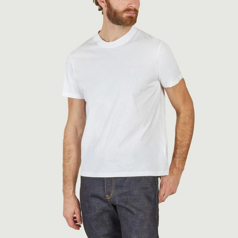 商品AMI|ADC T-shirt WOOL GABARDINE WHITE AMI PARIS,价格¥980,第2张图片详细描述