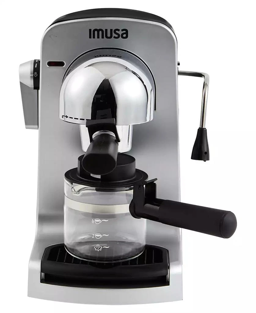 商品IMUSA|4 Cup Bistro Electric Cappuccino and Espresso Maker,价格¥369,第1张图片