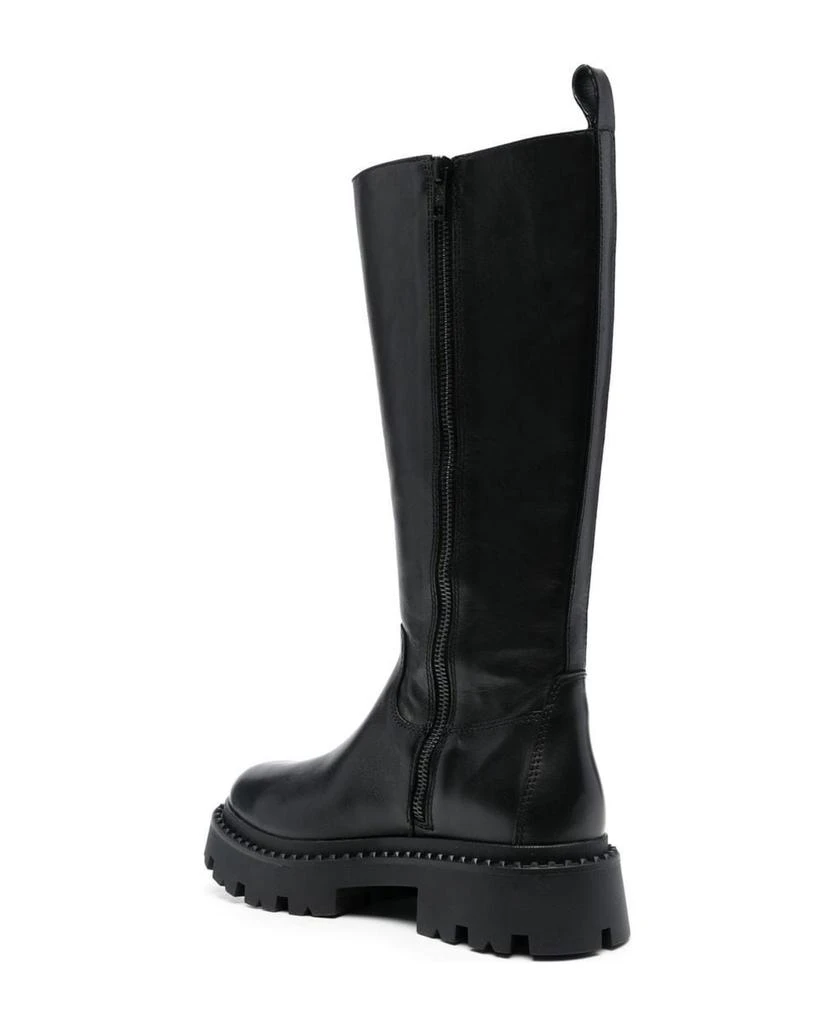 商品Ash|Ash Black Calf Leather Gold Boots,价格¥2337,第3张图片详细描述